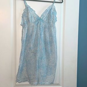 Oscar de la renta fine linens babydoll nightgown SZ SMALL